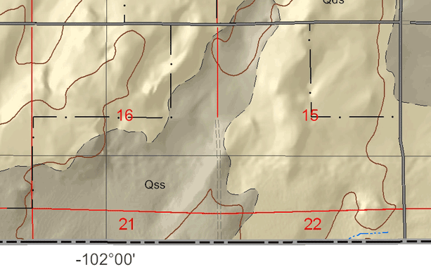 small geologic map