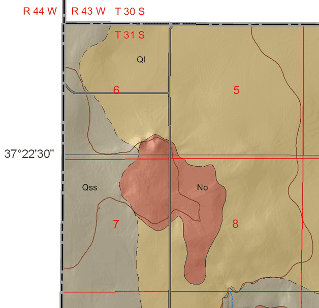 small geologic map