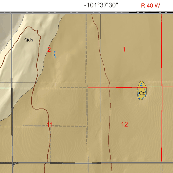 small geologic map