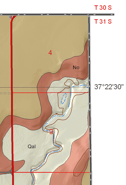 small geologic map