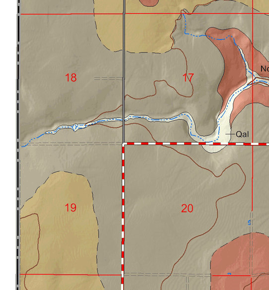 small geologic map