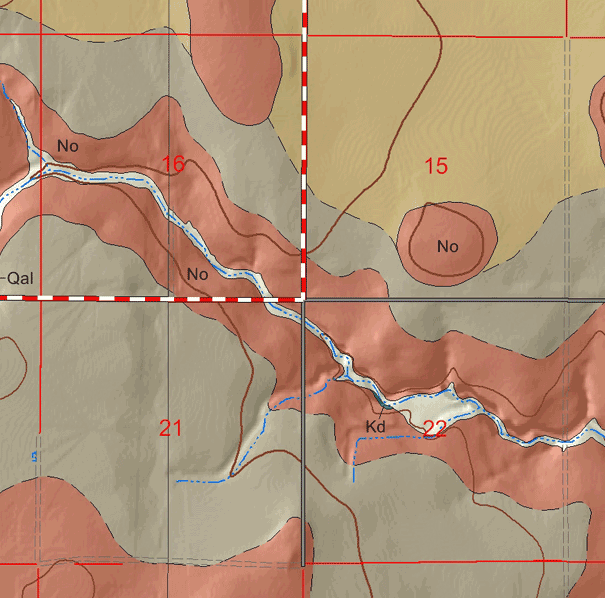 small geologic map