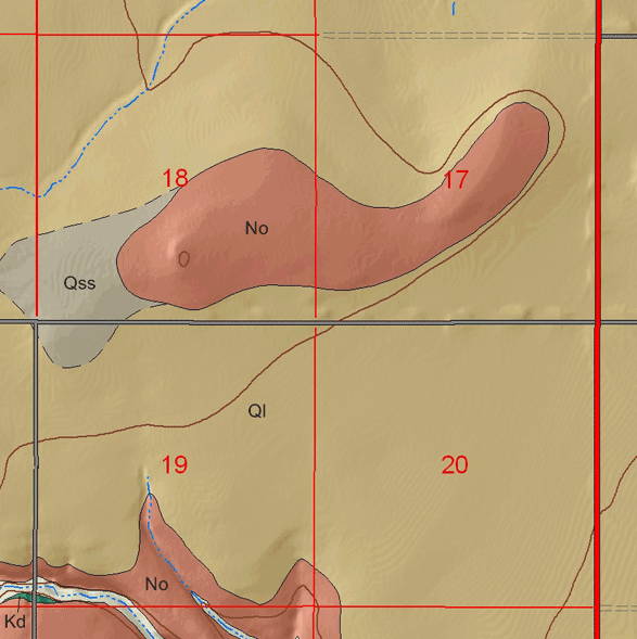 small geologic map