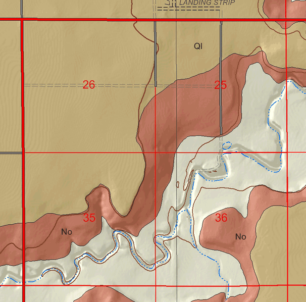 small geologic map