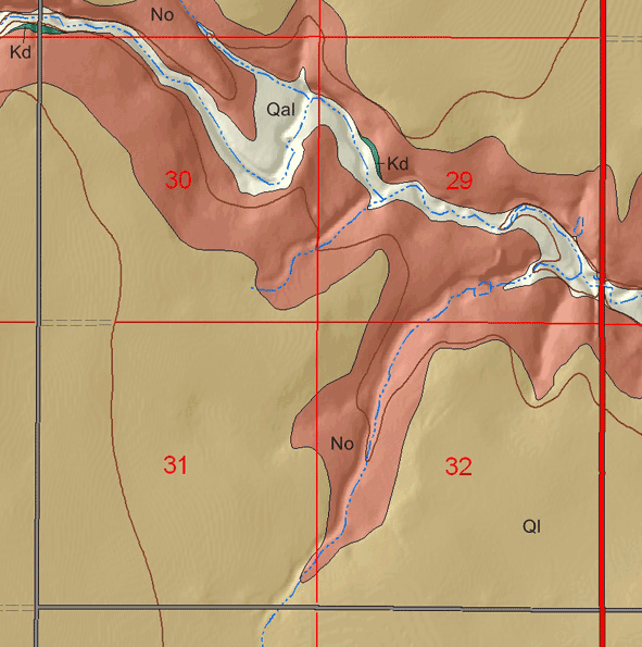 small geologic map