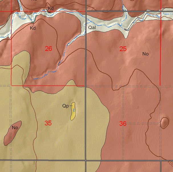 small geologic map