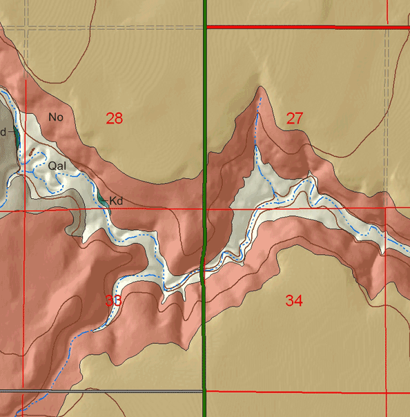 small geologic map