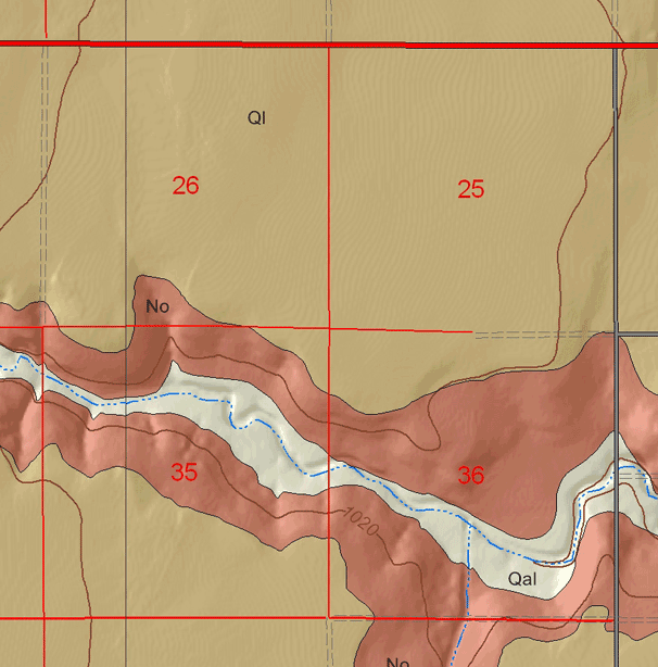 small geologic map