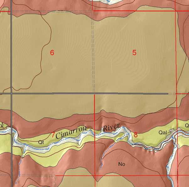 small geologic map