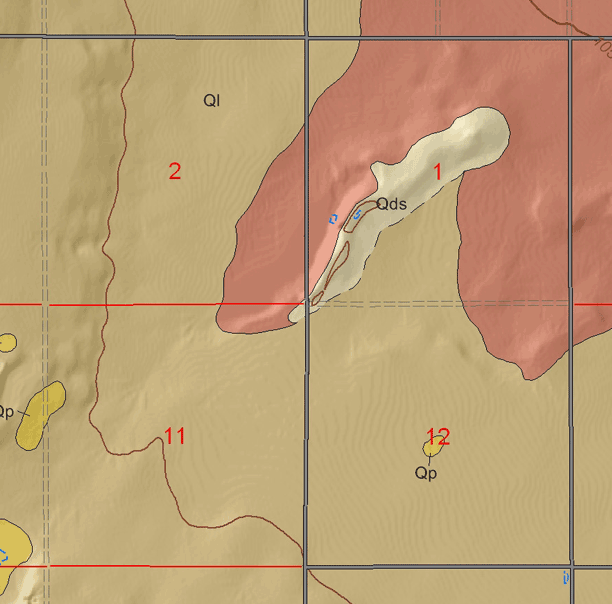 small geologic map