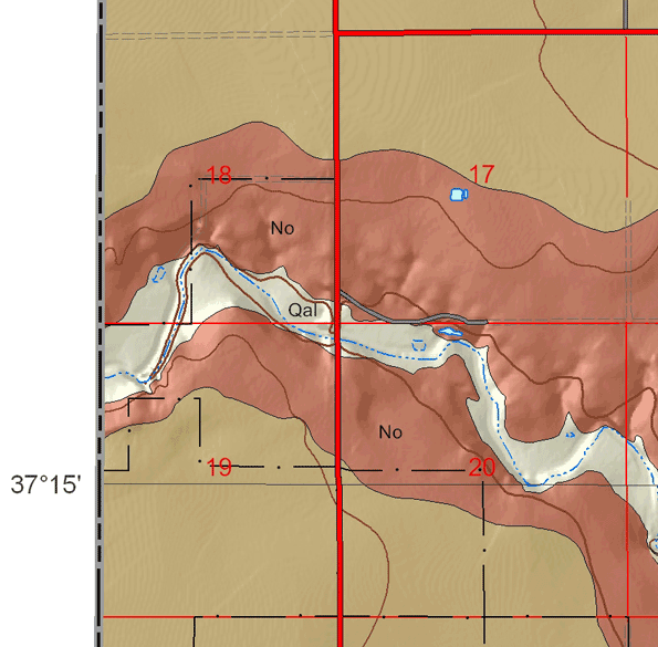 small geologic map