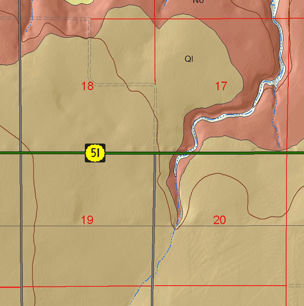 small geologic map