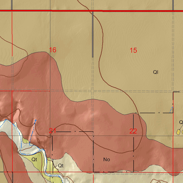 small geologic map