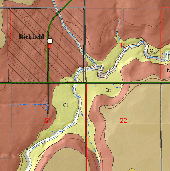 small geologic map