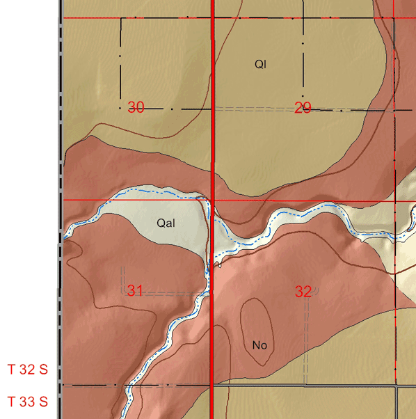 small geologic map