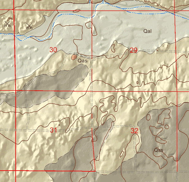 small geologic map