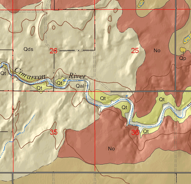 small geologic map