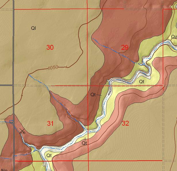 small geologic map