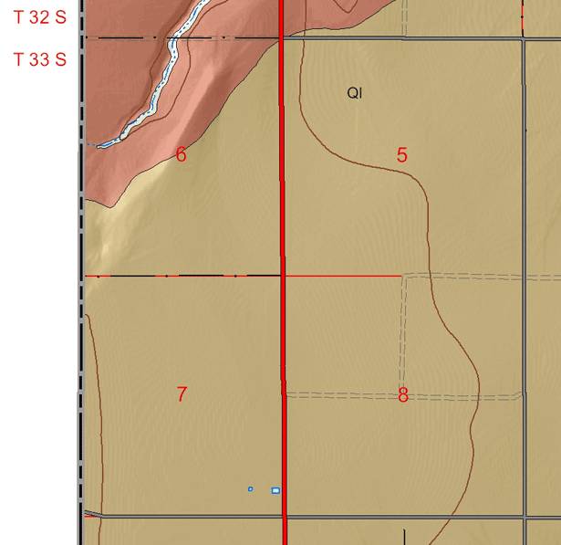 small geologic map