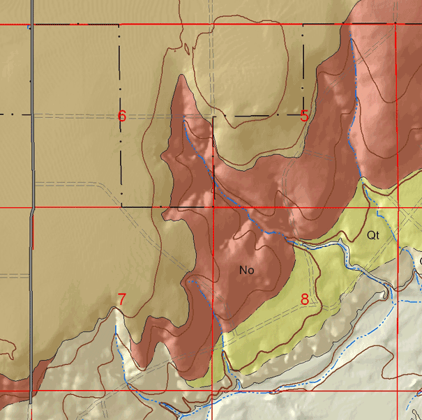 small geologic map