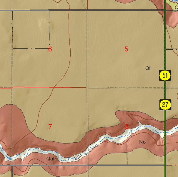 small geologic map