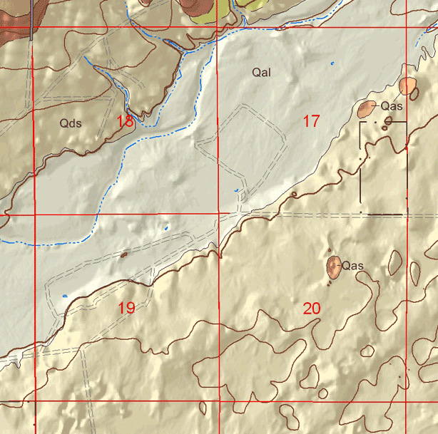 small geologic map