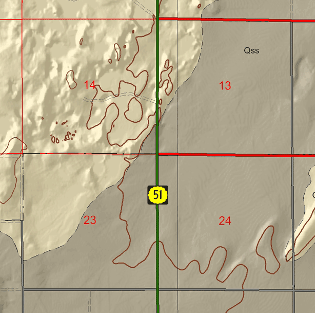 small geologic map