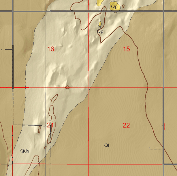 small geologic map