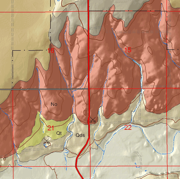 small geologic map