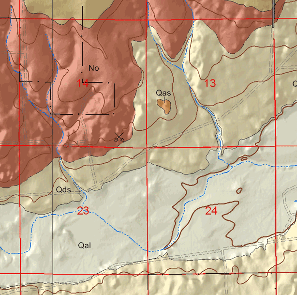 small geologic map