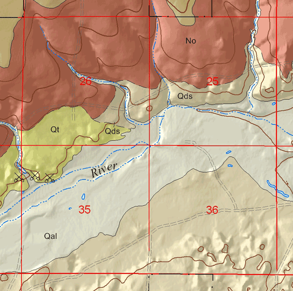 small geologic map