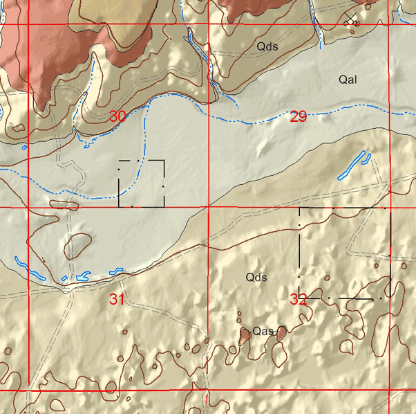 small geologic map