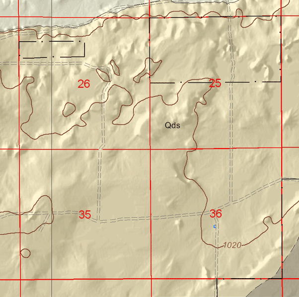 small geologic map