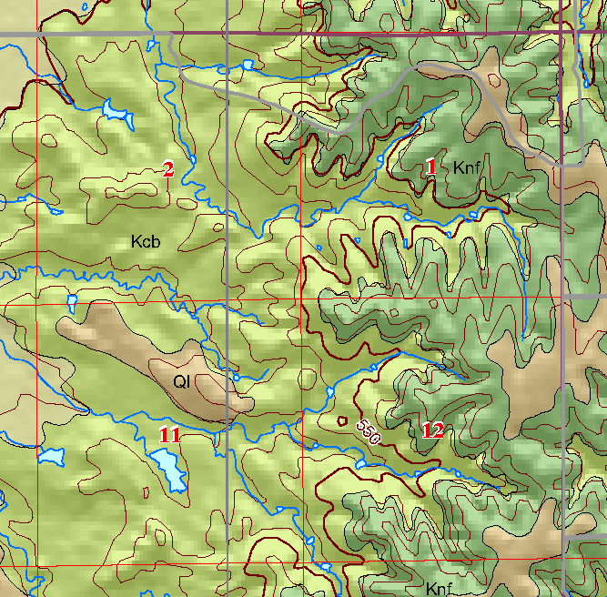 small geologic map