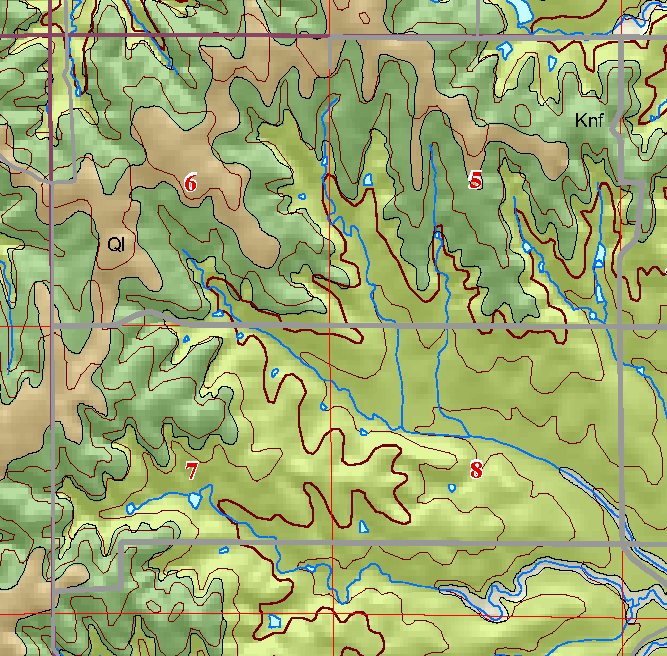 small geologic map