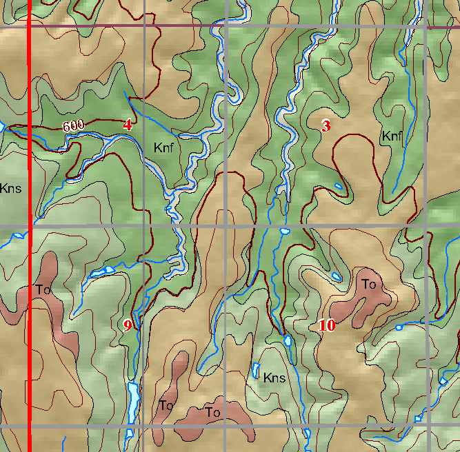 small geologic map