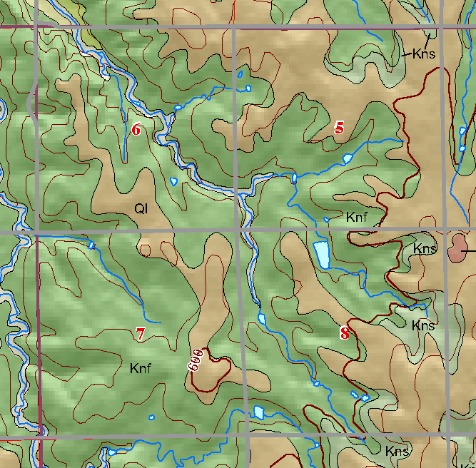 small geologic map