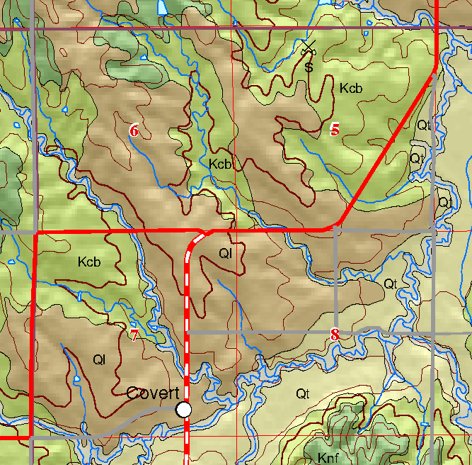 small geologic map