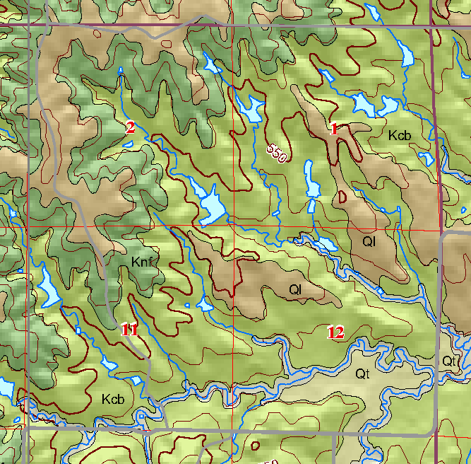 small geologic map