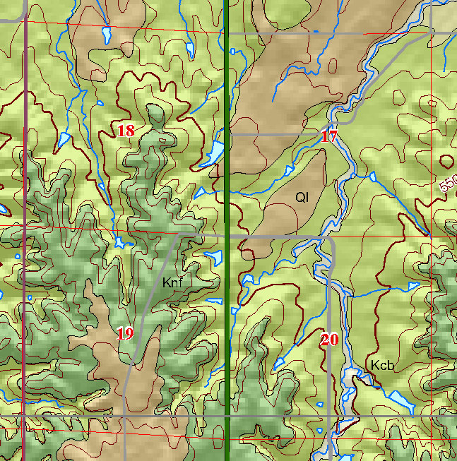 small geologic map