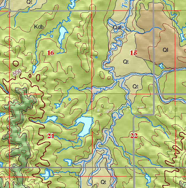 small geologic map