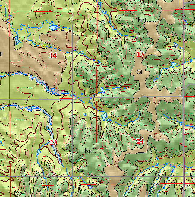 small geologic map