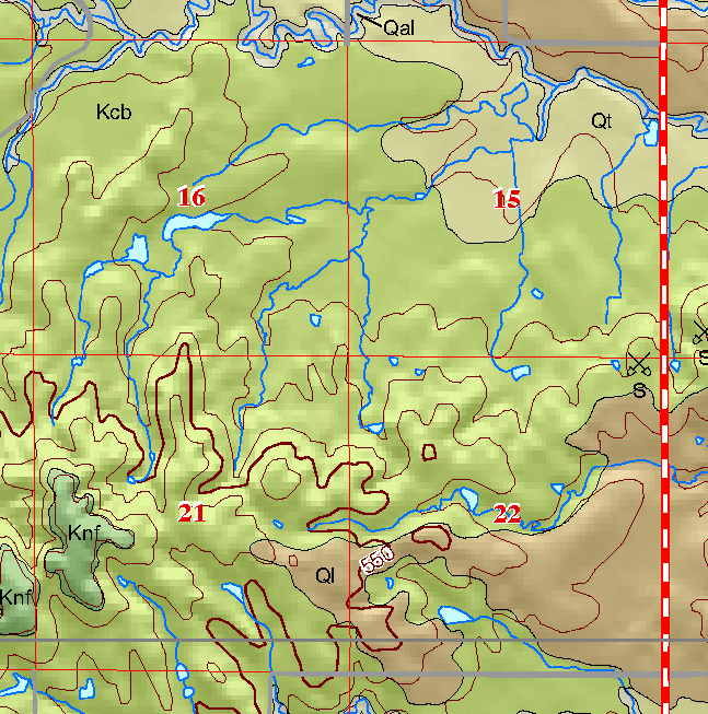 small geologic map