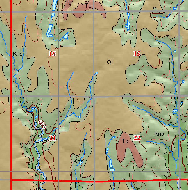 small geologic map