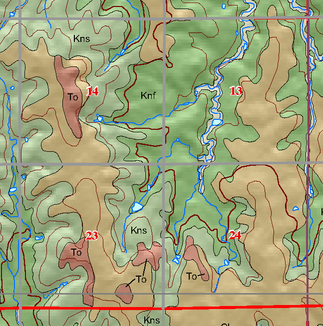 small geologic map