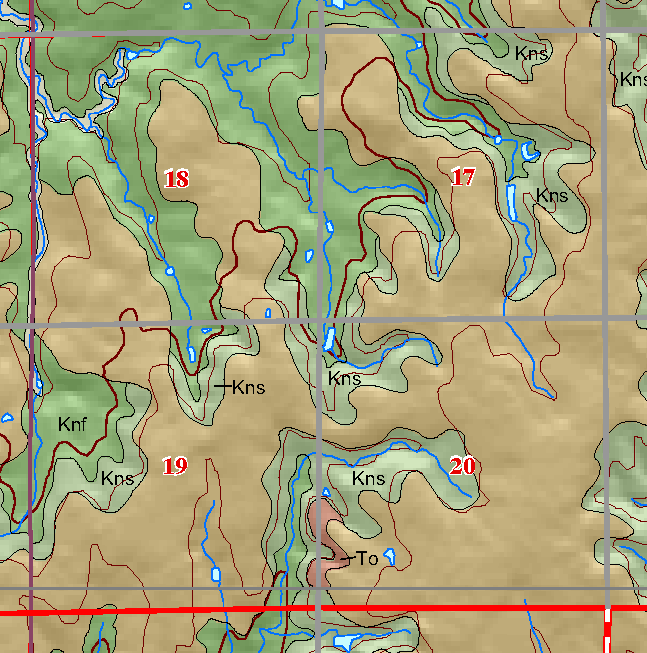 small geologic map