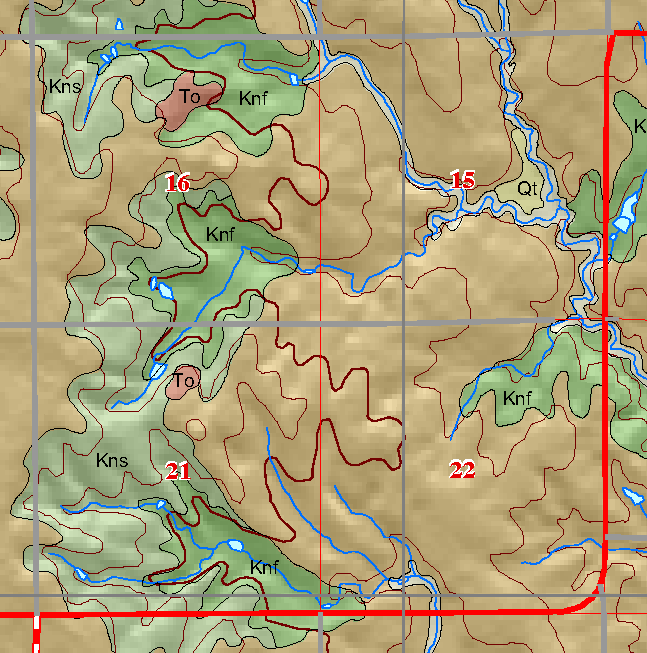 small geologic map