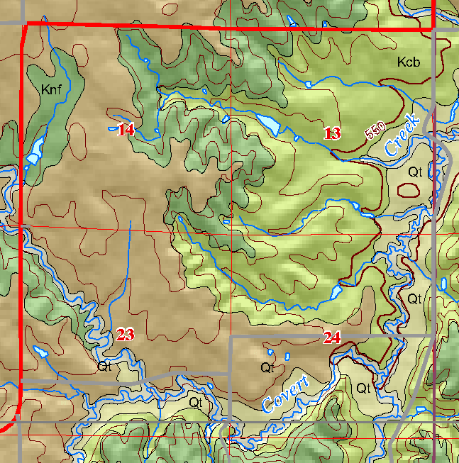 small geologic map