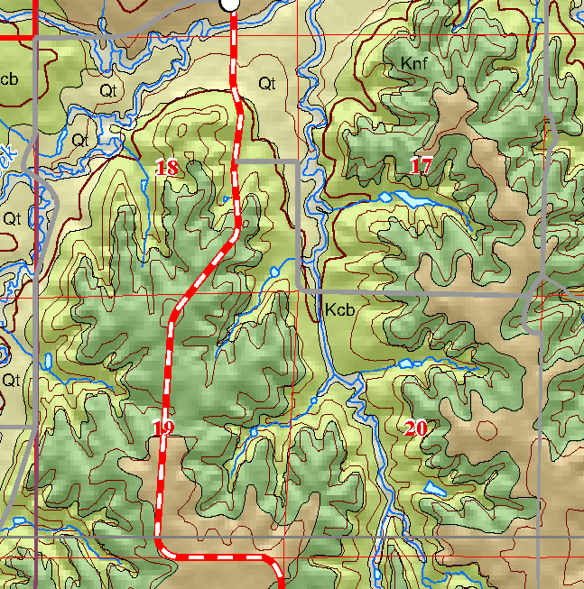 small geologic map