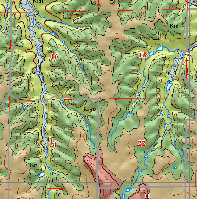 small geologic map